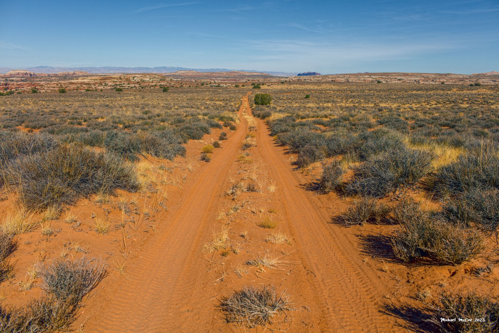 This is a photograph showing the view from the overlook